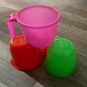 POLYPROPYLENE PLASTIC MUG 2LTR, FOR BATHROOM PP Finish Goods Injection Molding lumding assam india Plastic4trade Plastic4trade