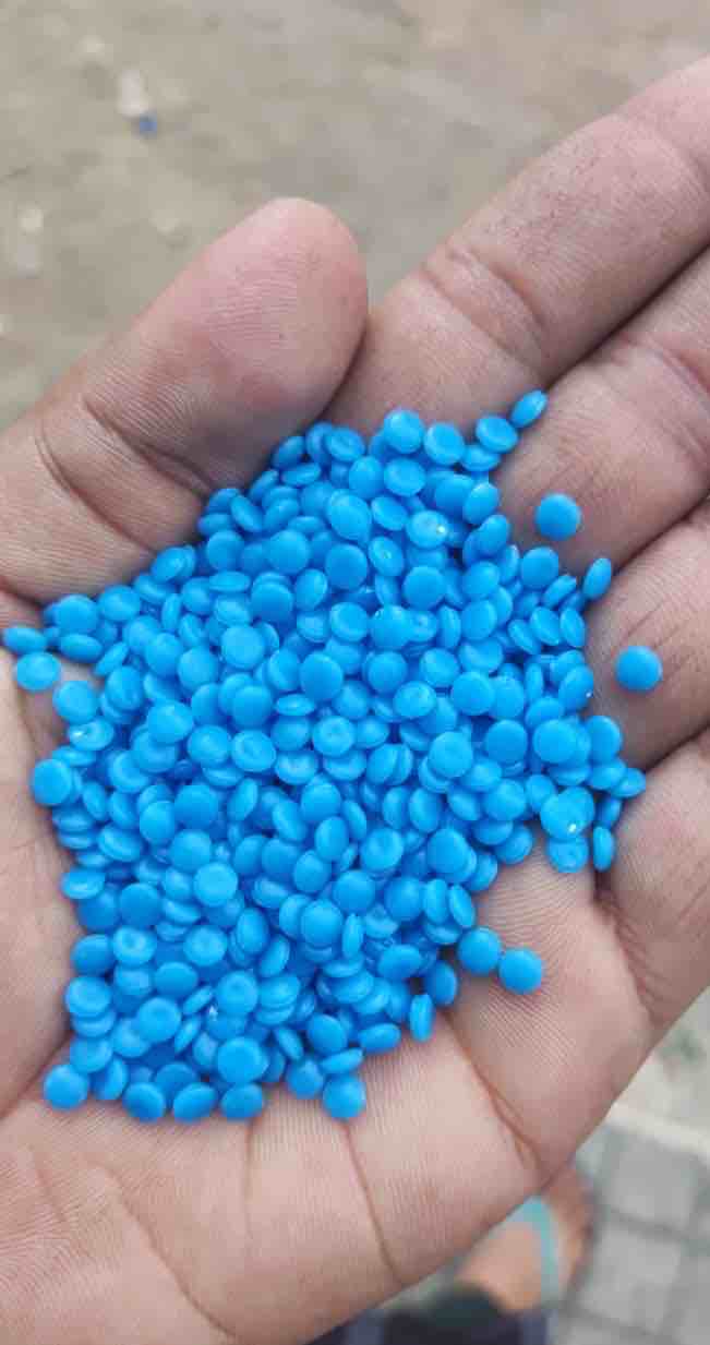 PP BLUE GRANULES PP Reprocess Granule Injection Molding bidadi karnataka india Plastic4trade