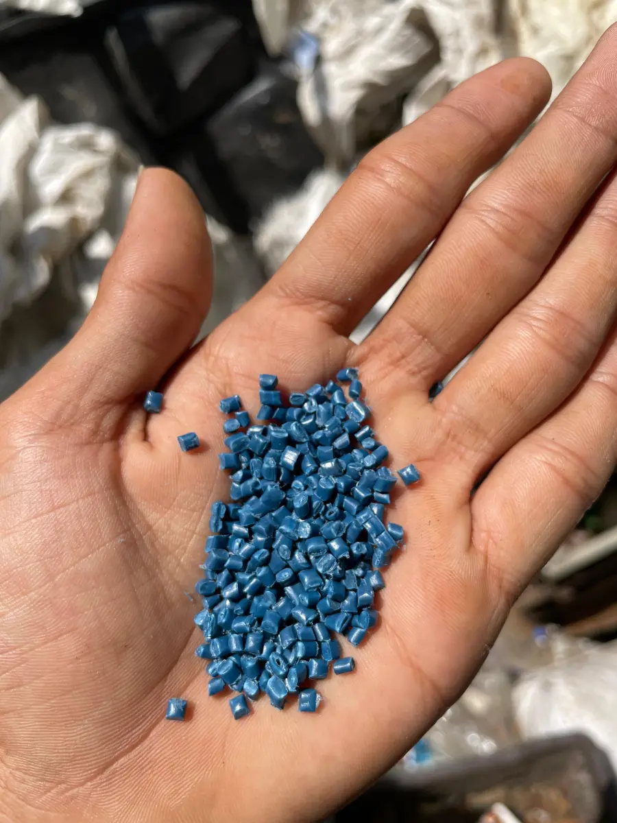 PP BLUE GRANULES PP Reprocess Granule Injection Molding surat gujarat india Plastic4trade