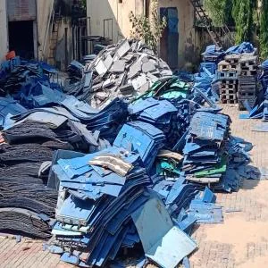 PP BLUE SHEET SCRAP PP Scrap Sheet Extrusion rewari haryana india Plastic4trade