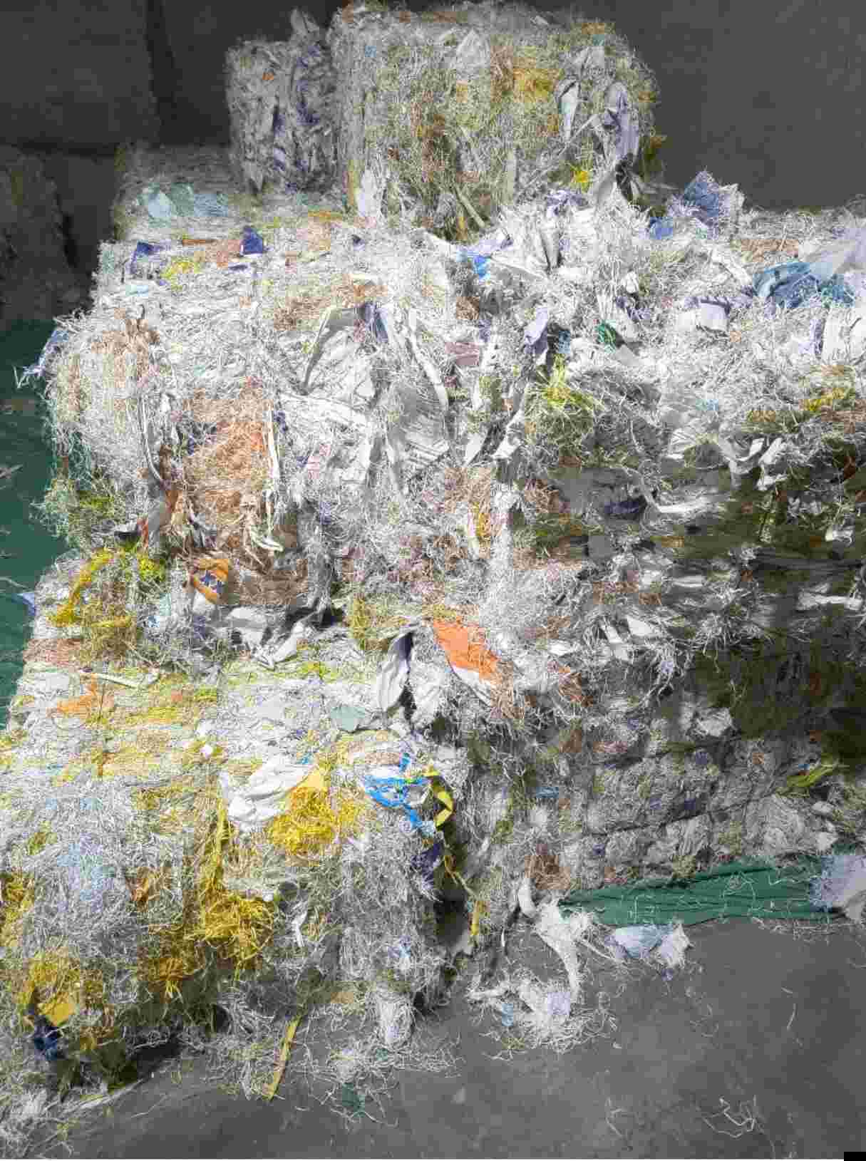 PP COMPANY WASTE RAFFIA GRINDING GRASS PP Grinding Scrap Baled RAFFIA prantij gujarat india Plastic4trade