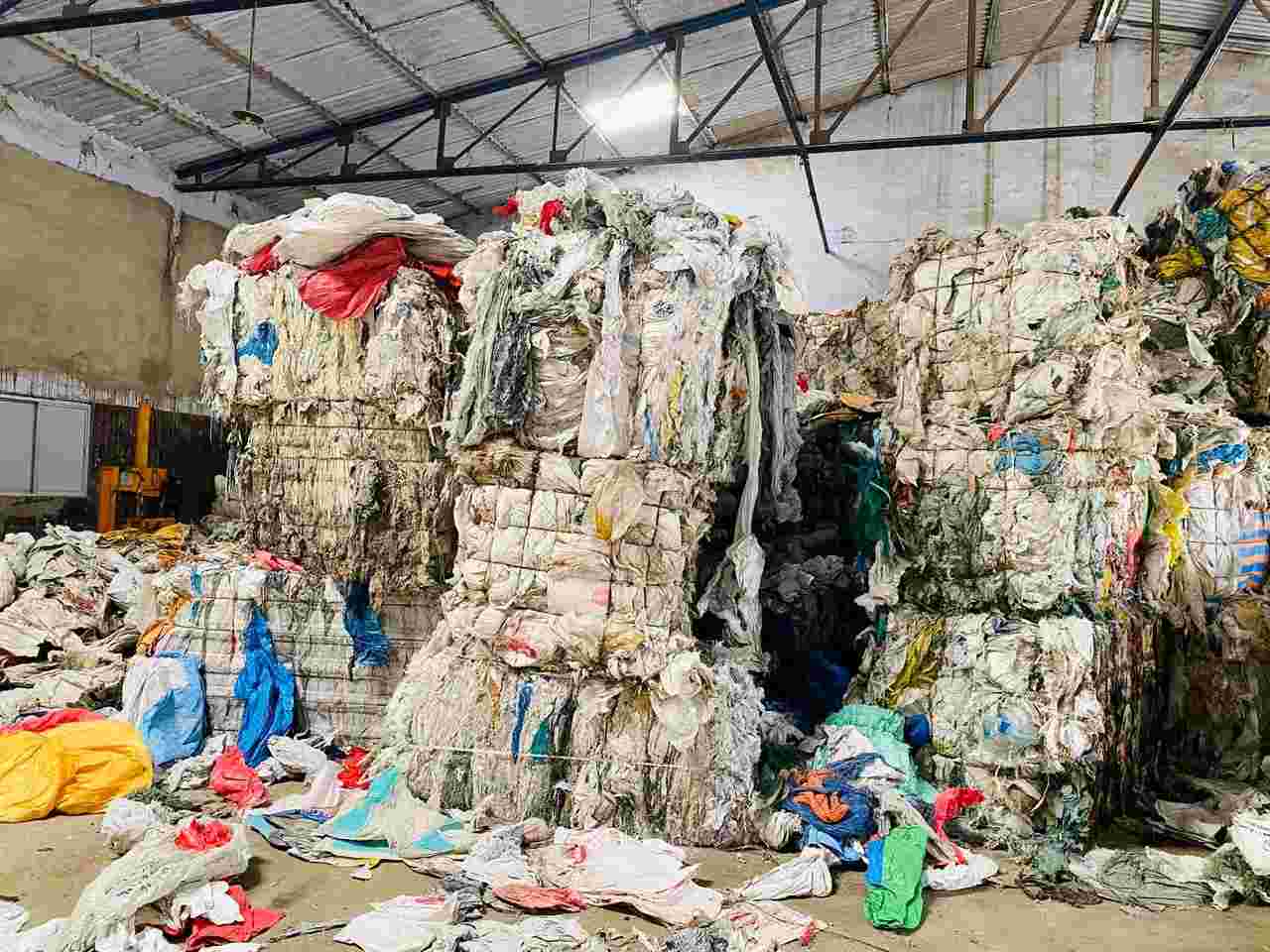 PP RAFFIA BAG SCRAP PP Scrap Baled Bag RAFFIA gandhidham gujarat india Plastic4trade Plastic4trade