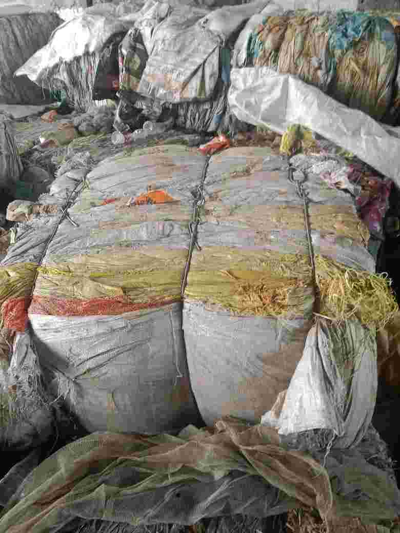 PP RAFFIA BAG SCRAP PP Scrap Baled Bag RAFFIA jabalpur madhya pradesh india Plastic4trade