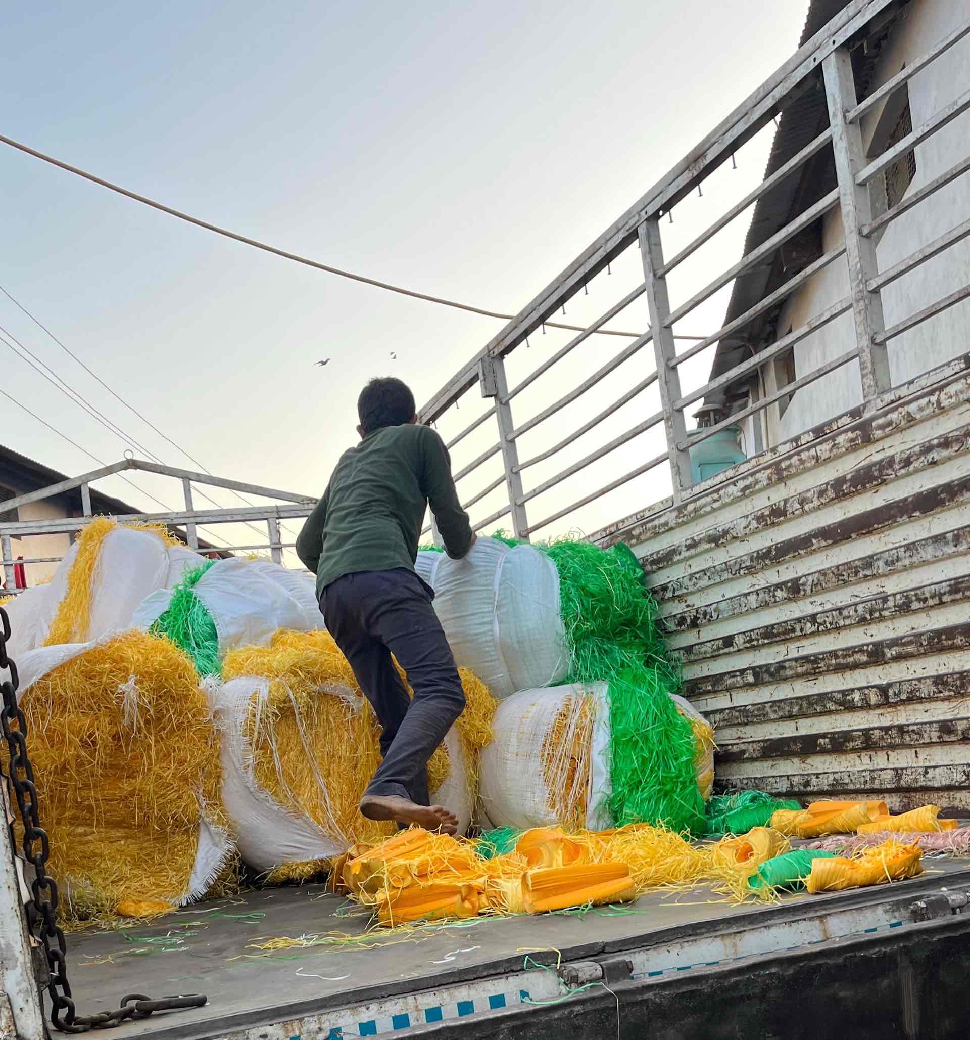 PP RAFFIA PP Scrap RAFFIA kadi gujarat india Plastic4trade Plastic4trade