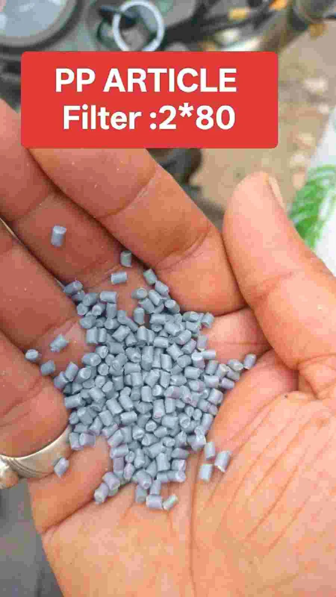 PP SILVER GRANULES PP Reprocess Granule Injection Molding morbi gujarat india Plastic4trade