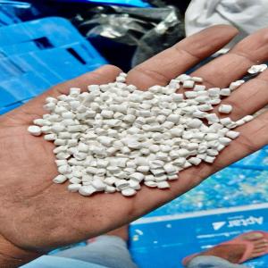 PP WHITE MILKY GRANULES PP Reprocess Granule Injection Molding hyderabad telangana india Plastic4trade Plastic4trade
