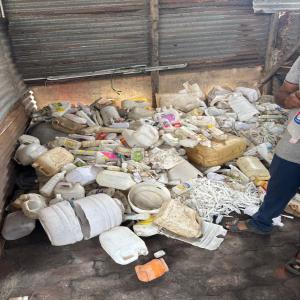 PP WHITE MILKY GRINDING SCRAP PP Grinding Blow Injection Molding ballari karnataka india Plastic4trade