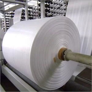 PP WOVEN FABRIC ROLL WHITE PP Rolls RAFFIA tiruppur tamil nadu india Plastic4trade
