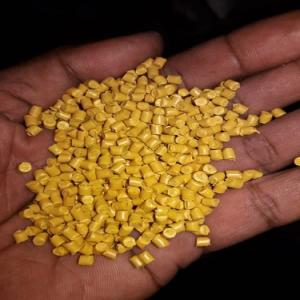 PP YELLOW REPROCESS GRANULE PP Reprocess Granule Injection Molding bhilwara rajasthan india Plastic4trade