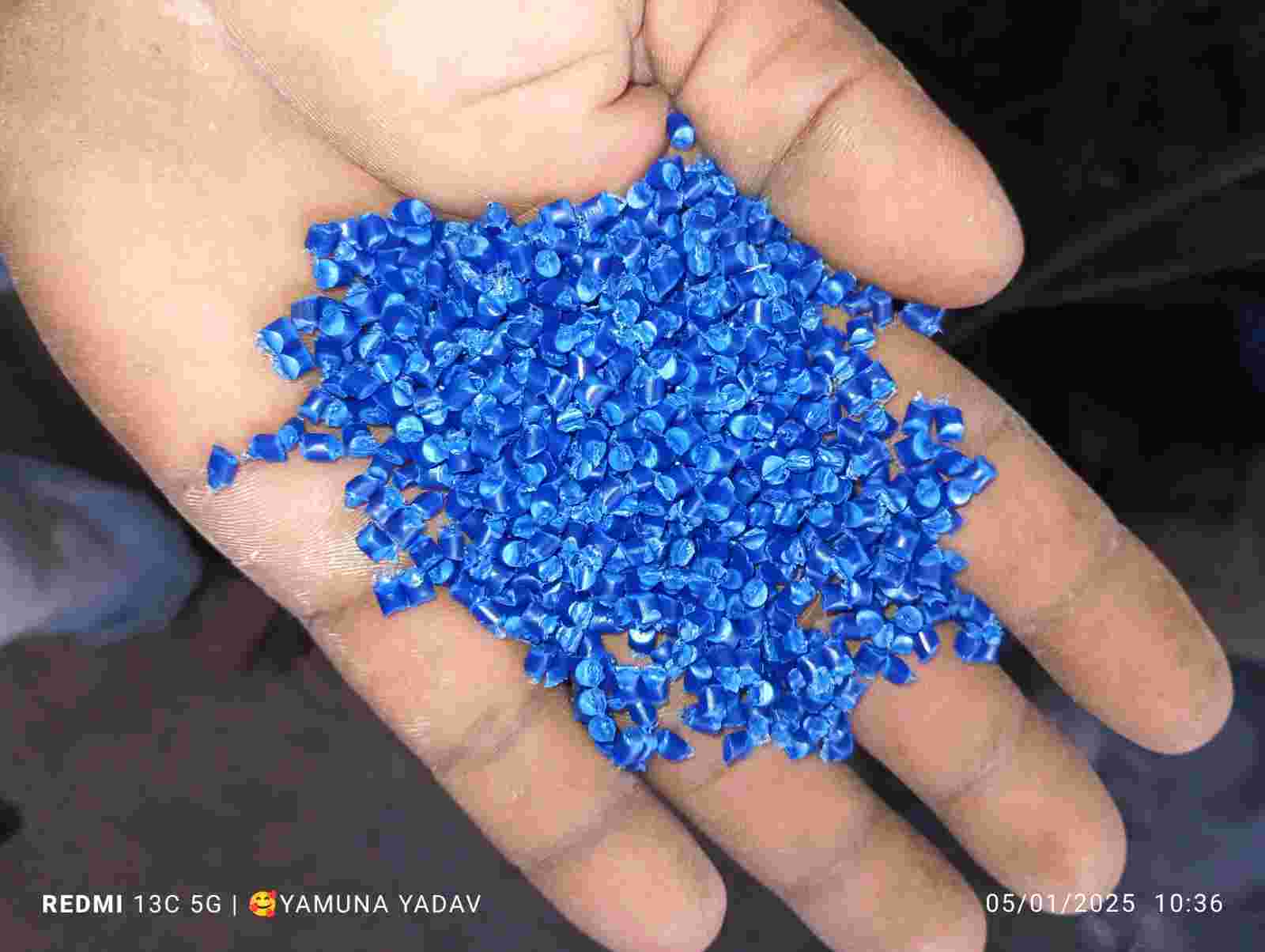 PP BLUE GRANULES PP Grinding Injection Molding nashik maharashtra india Plastic4trade