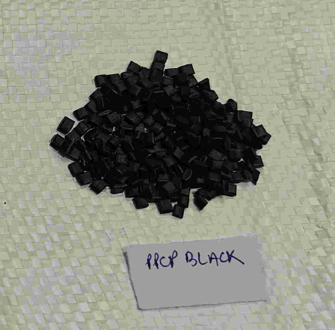 PPCP BLACK PP Reprocess Granule Injection Molding vadodara gujarat india Plastic4trade