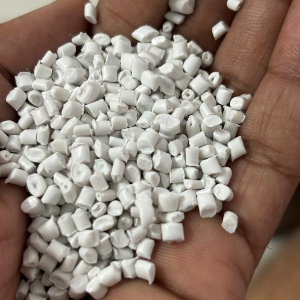 PPCP MILKY WHITE GRANULES PPCP Reprocess Granule Injection Molding indore madhya pradesh india Plastic4trade