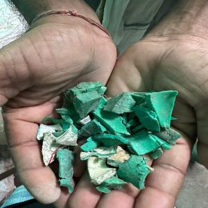 PPR GREEN PIPE GRINDING SCRAP PPR Grinding Pipe Extrusion Pipe delhi delhi india Plastic4trade Plastic4trade
