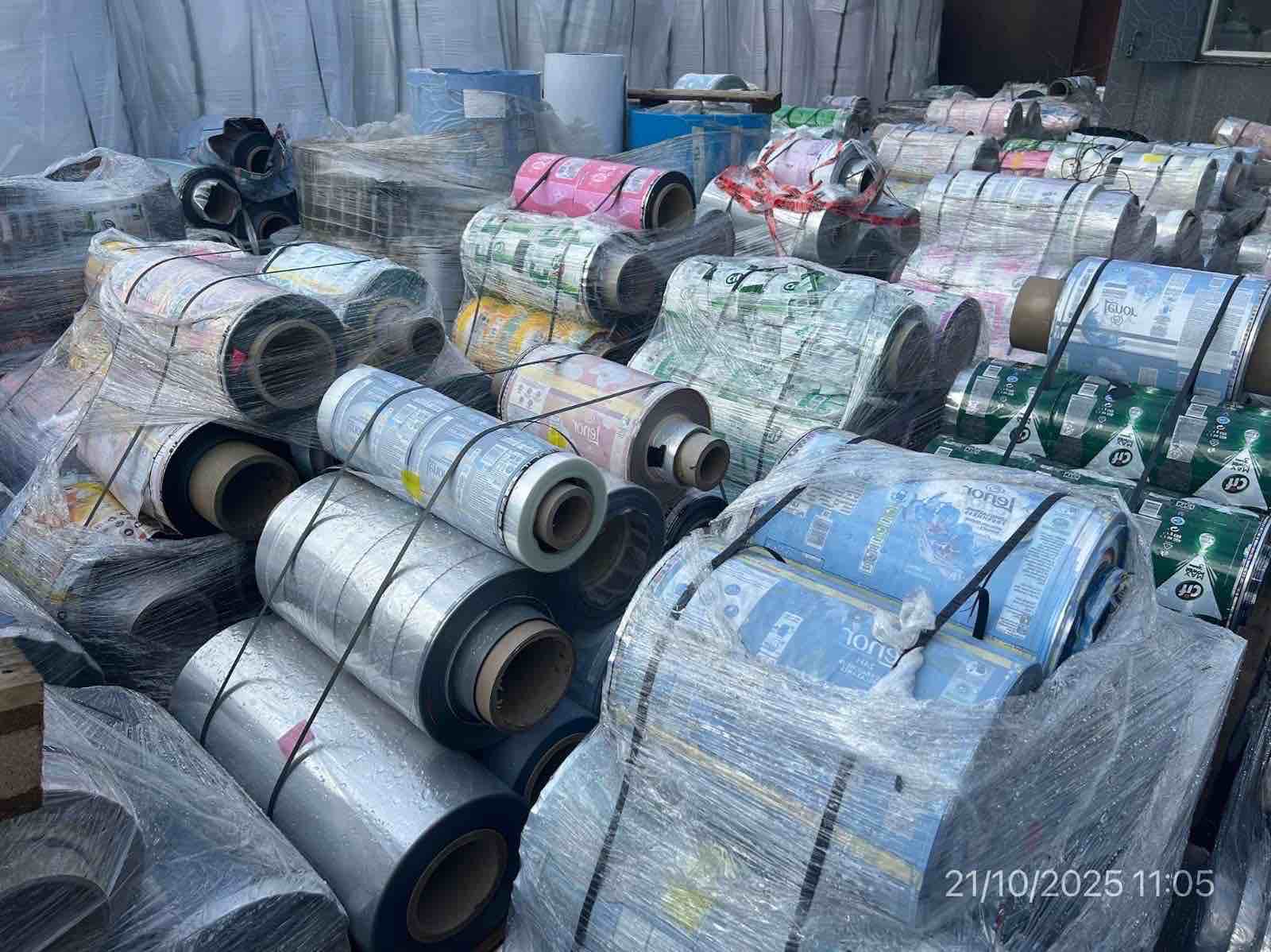 PRINT POLISTER PET Rolls Mix Scrap ahmedabad gujarat india Plastic4trade