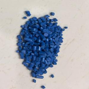 PVC BLUE CABLE REPROCESS GRANULES PVC Reprocess Granule Cable surat gujarat india Plastic4trade