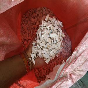 PVC WHITE MILKY GRINDING  SCRAP PVC Scrap Extrusion Pipe ahmedabad gujarat india Plastic4trade Plastic4trade
