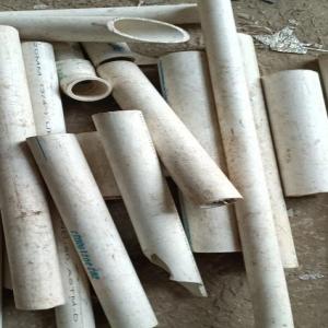 PVC WHITE PIPE SCRAP PVC Scrap Extrusion Pipe mettur tamil nadu india Plastic4trade