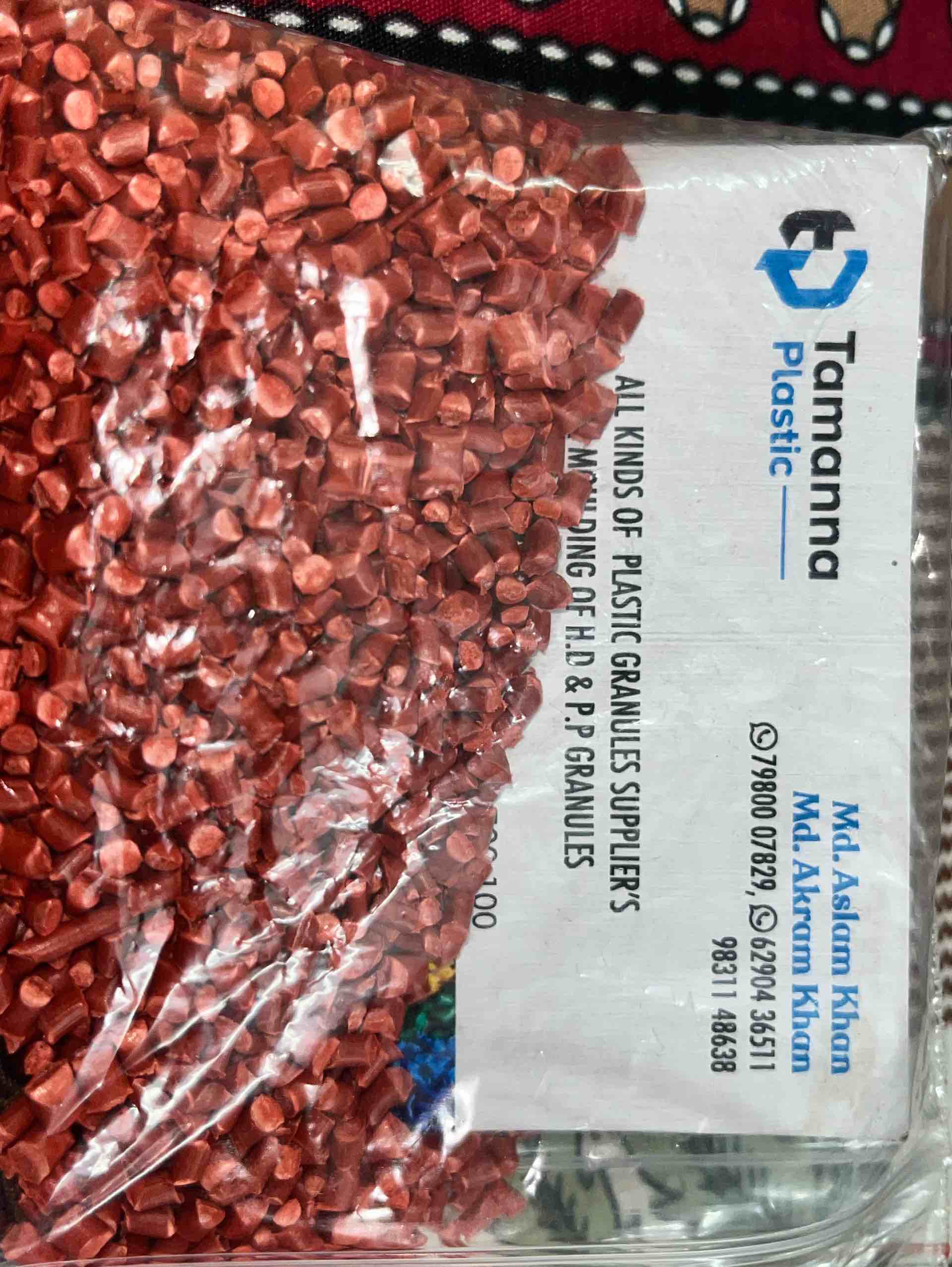 RED COLOUR PP PP Grinding Injection Molding kolkata west bengal india Plastic4trade