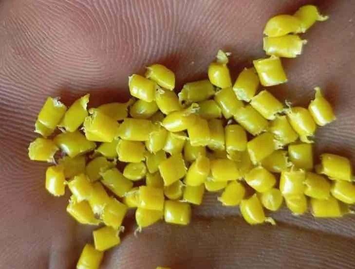 REPROCESS GRANULES YELLOW LDPE Resin Reprocess Granule Film Grade chennai tamil nadu india Plastic4trade