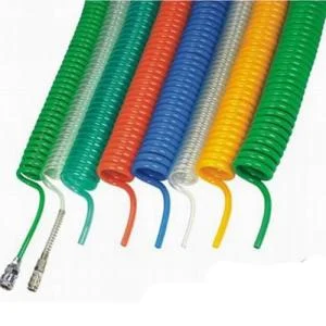RETRACTABLE NYLON COILED HOSES NYLON Finish Goods Extrusion Pipe ahmedabad gujarat india Plastic4trade