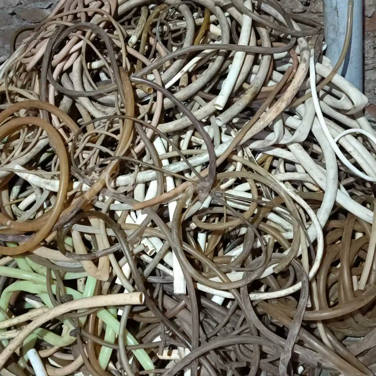 SOFT PVC GARDEN PIPE PVC Scrap Mix Scrap delhi india Plastic4trade