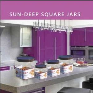 SUN-DEEP SQUARE JARS SET PET Finish Goods Blow Injection Molding undefined assam india Plastic4trade