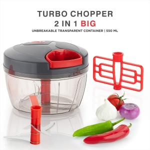 TURBO CHOPPER 2 IN 1..(550 ML) PP Finish Goods Injection Molding rajkot gujarat india Plastic4trade Plastic4trade