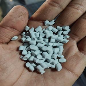 WHITE PVC PLASTIC GRANULE  Reprocess Granule Cable new delhi delhi india Plastic4trade