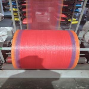 PP WOVEN FABRIC RED PP Rolls Finish Goods RAFFIA nellore andhra pradesh india Plastic4trade Plastic4trade