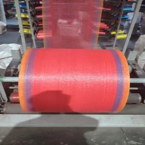PP WOVEN FABRIC RED PP Rolls Finish Goods RAFFIA nellore andhra pradesh india Plastic4trade