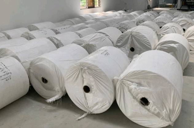 WOVEN FABRICS PP Rolls RAFFIA umargam gujarat india Plastic4trade