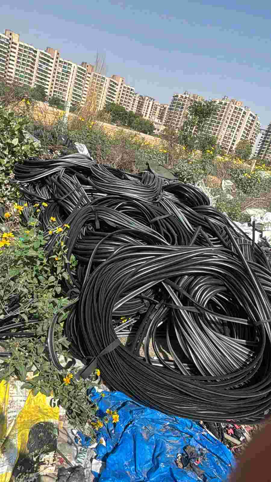 XLPE BLACK CABLES GRINDING XLPE Grinding Cable murthal haryana india Plastic4trade