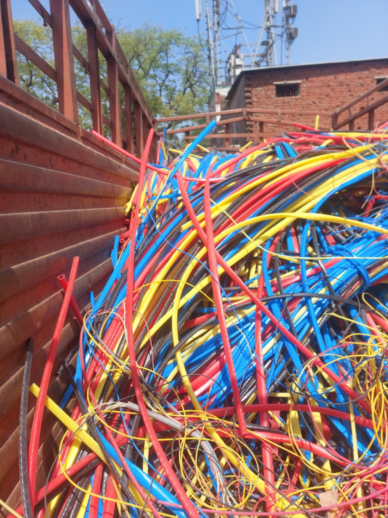 XLPE COLORS CABLES SCRAP XLPE Scrap Cable ahmedabad gujarat india Plastic4trade