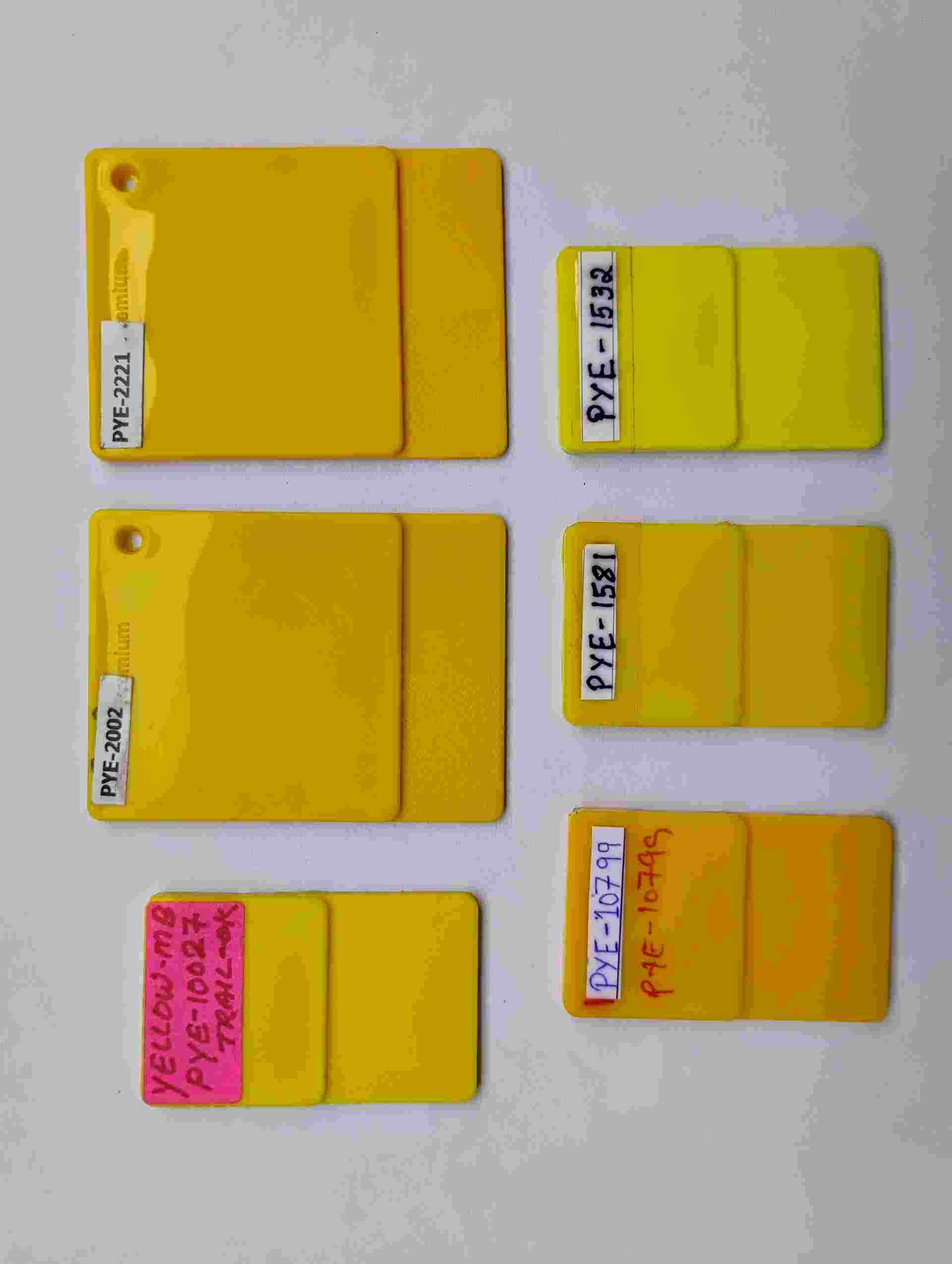 YELLOW MASTERBATCH LDPE Masterbatch Injection Molding ludhiana punjab india Plastic4trade
